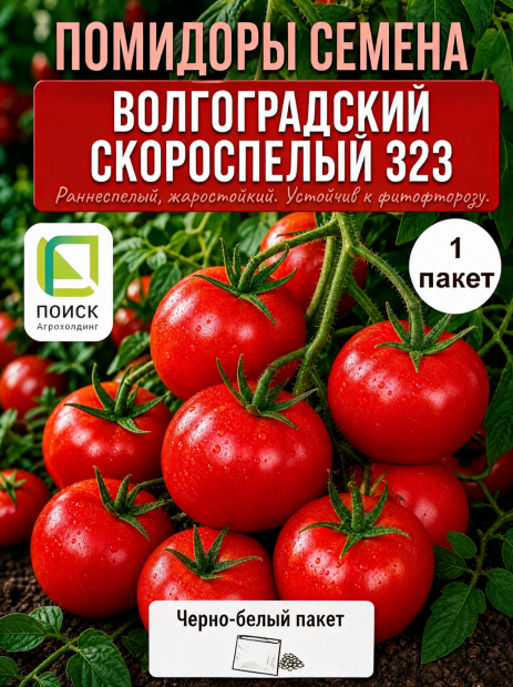 Томат Волгоградский скороспелый 323 семена 